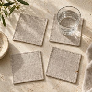 Linen coasters