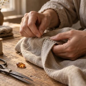 Linen kitchen towel